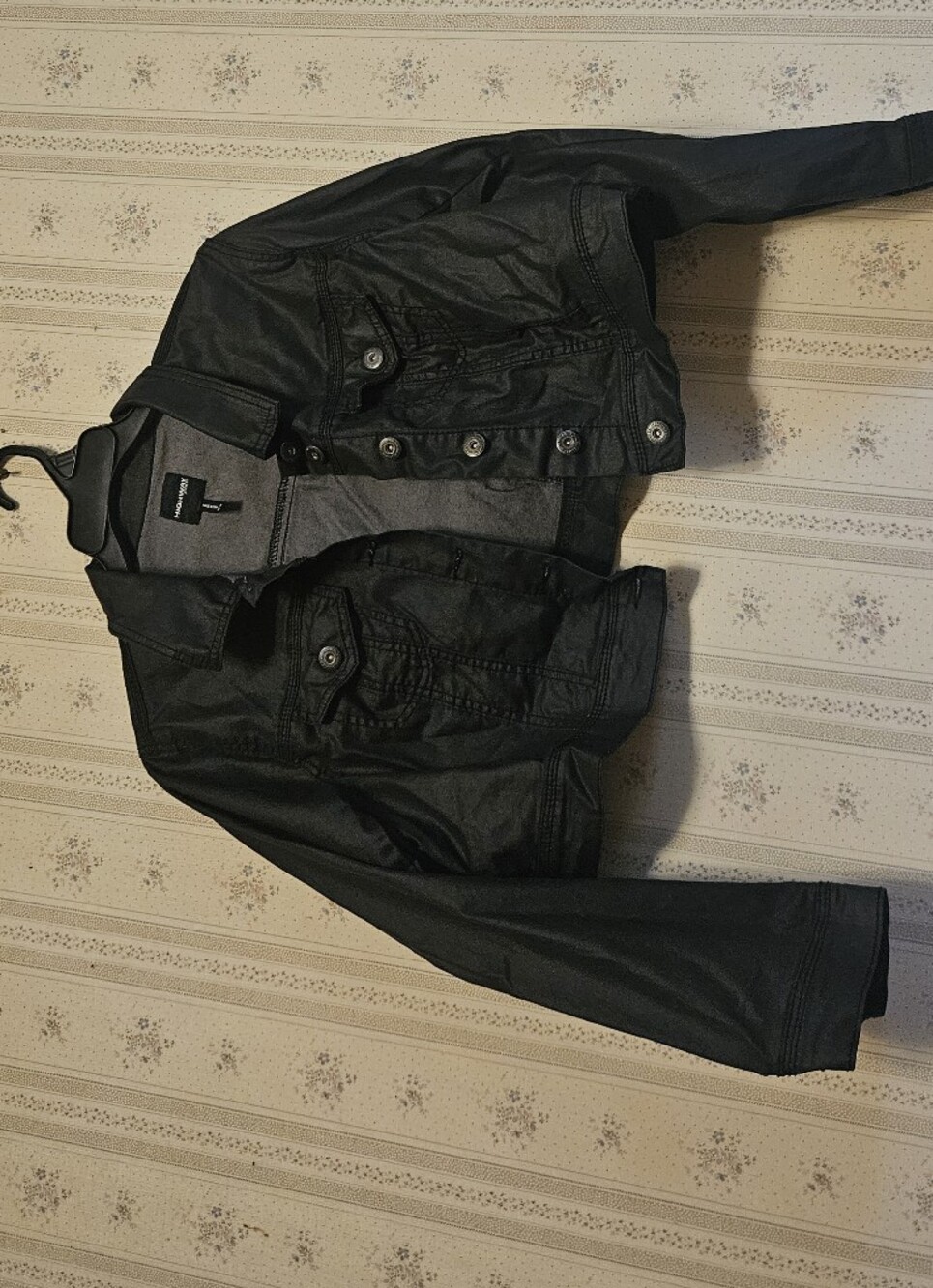 Highway Jeans Black Crop Jacket